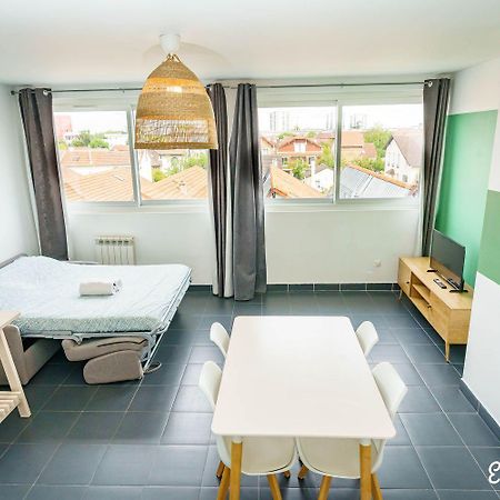 Escale-Marne Fr - 201 - Free Parking - Free Luggage Storage - All Equipped - Linen Included - Washing Machine - Luxury Emma Mattress 160X200 - 10Mn Walk Metro 8 - Rer A - Panoramic View - From 1 To 6 Guests Maisons-Alfort Exteriér fotografie